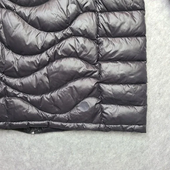 Andrew Marc Down Packable Maxi Jacket Women XL‎ Black 650 Fill Removeable Hood - Picture 3 of 13